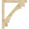 Ekena Millwork Merced Craftsman Rough Sawn Bracket, Douglas Fir, 4"W x 42"D x 48"H BKT04X42X48MRC04RDF - alternate 3